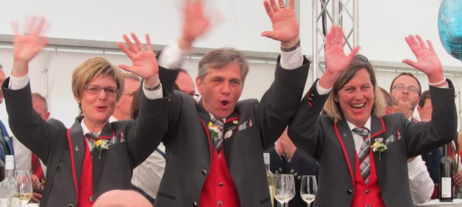 Musiktag Hausen: Ehrung von drei Veteranen Musiktag Hausen: Ehrung von drei Veteranen